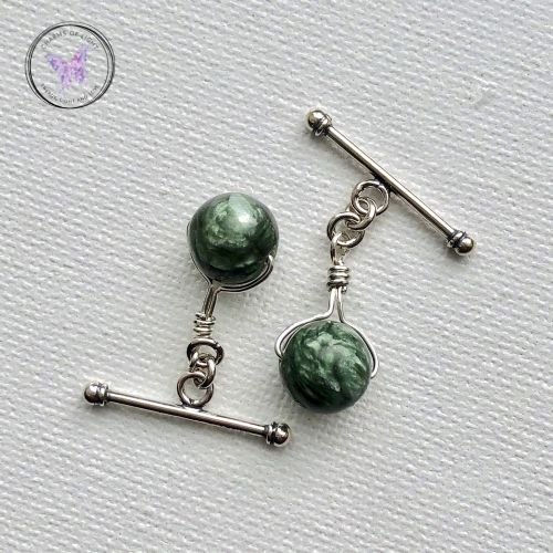 Seraphinite Chain Cufflinks